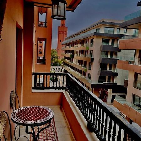 Appartement Haut Standing Gueliz Plaza Marrakesch Exterior foto