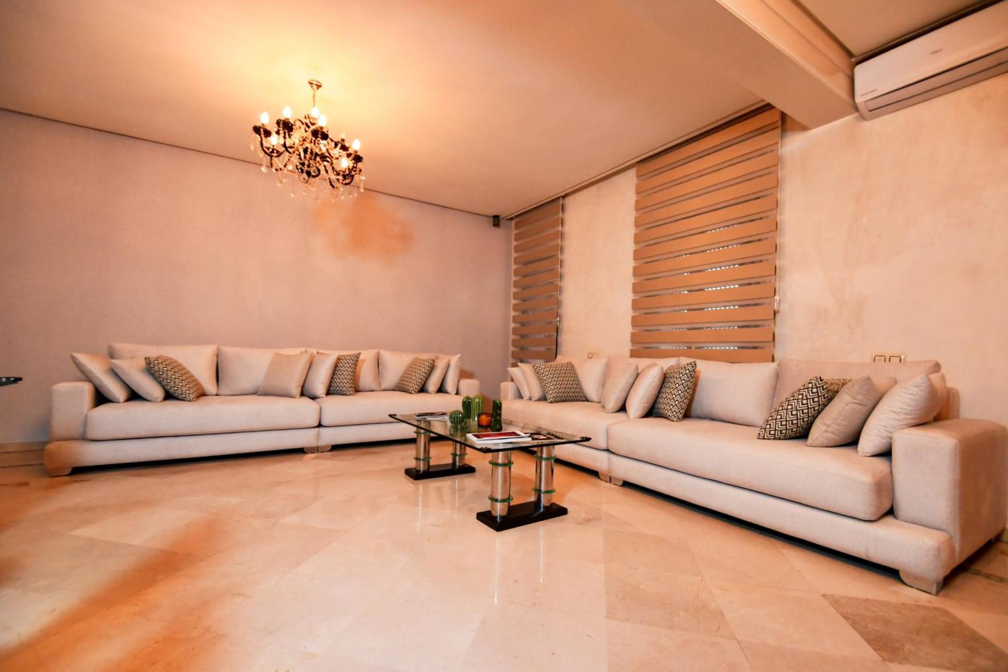 Appartement Haut Standing Gueliz Plaza Marrakesch Exterior foto