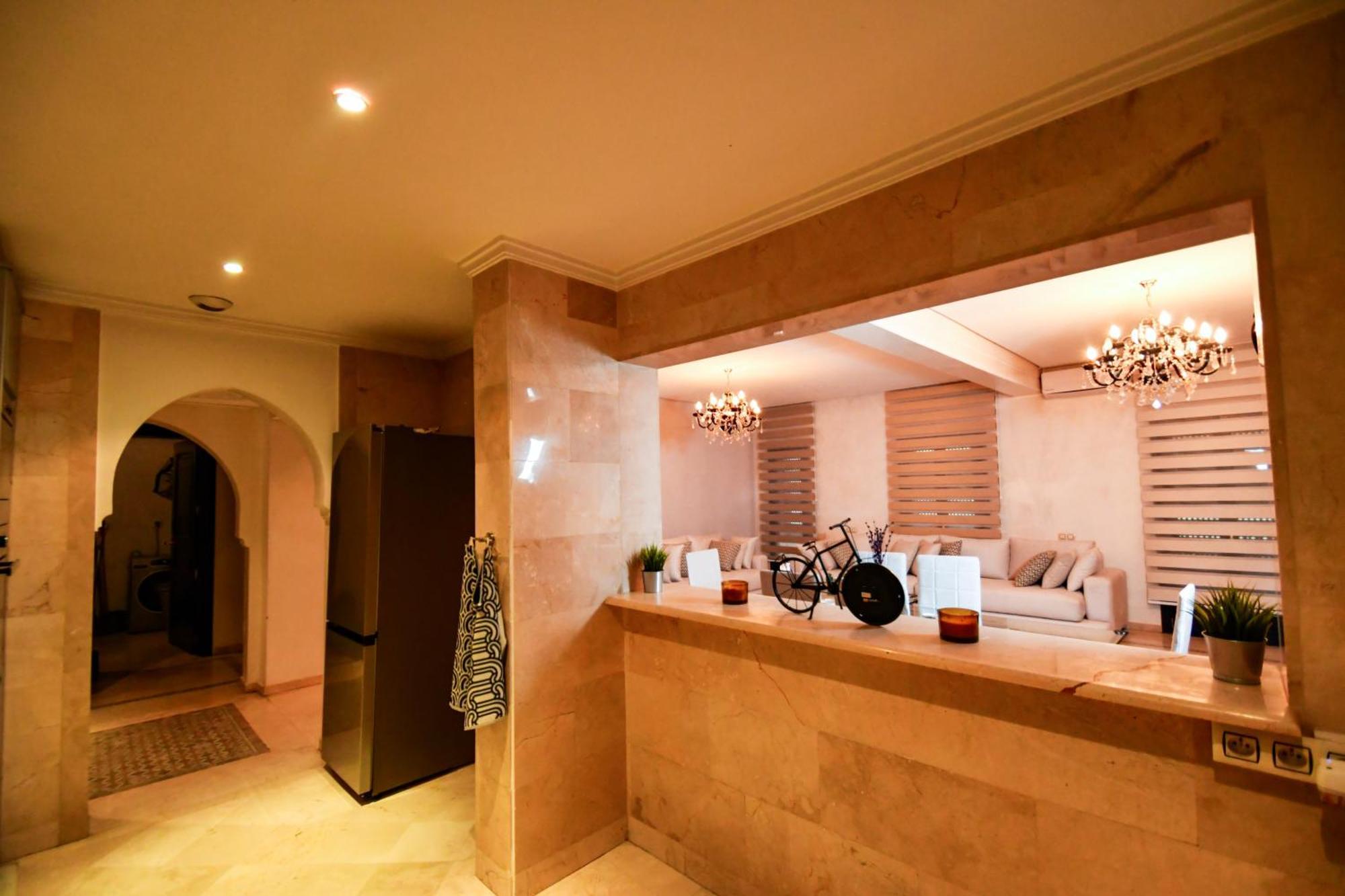 Appartement Haut Standing Gueliz Plaza Marrakesch Exterior foto