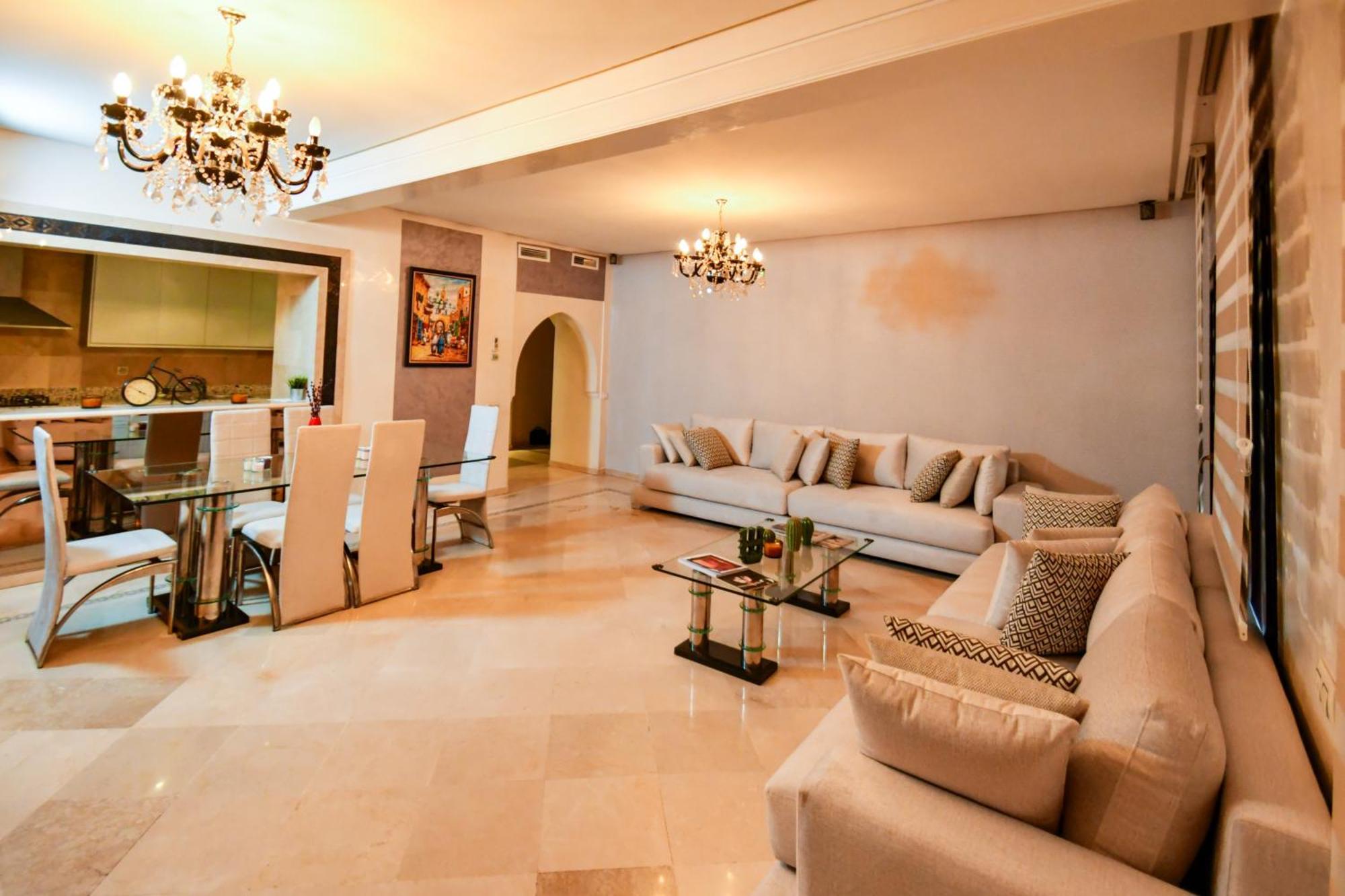 Appartement Haut Standing Gueliz Plaza Marrakesch Exterior foto
