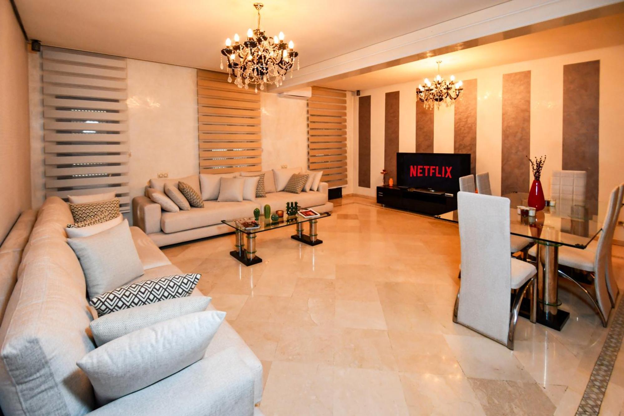 Appartement Haut Standing Gueliz Plaza Marrakesch Exterior foto